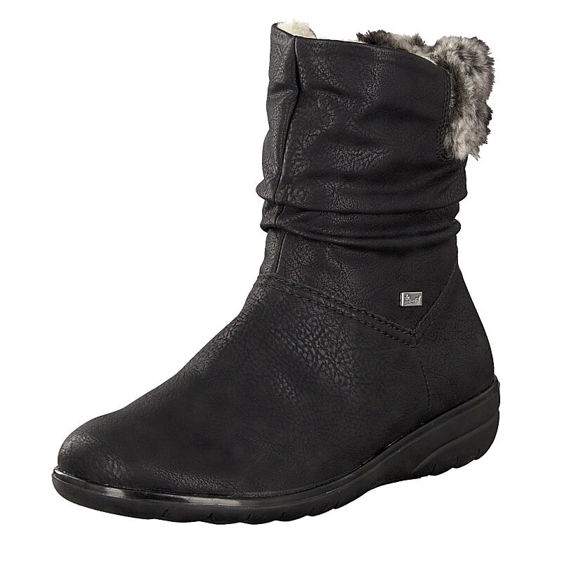 Botas Rieker X0680-00 Para Mulher - Pretas